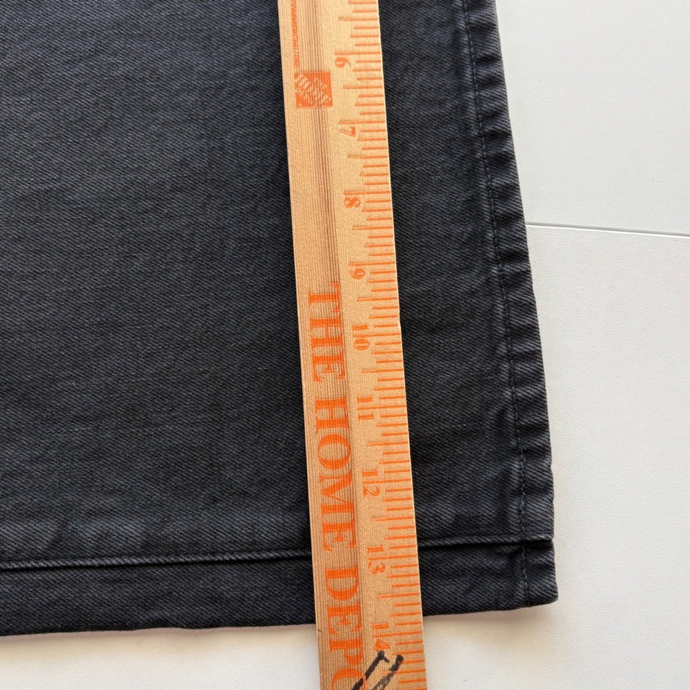 Madewell Wide Leg Trouser Women 26 Black Denim High Rise Jeans NS792 - Picture 11 of 13